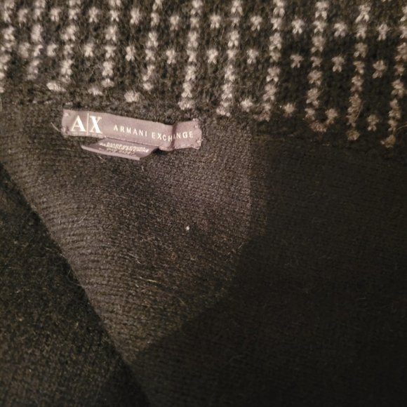 Armani Exchange men's knit scarf - Picture 3 of 4